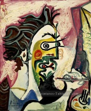 Cubisme œuvres - Le peintre II 1963 Cubisme